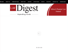 Tablet Screenshot of nglawdigest.com